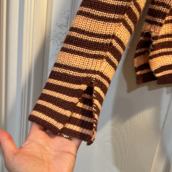 Cinq A Sept Malia Chunky Knit Striped Sweater S - Picture 5 of 9